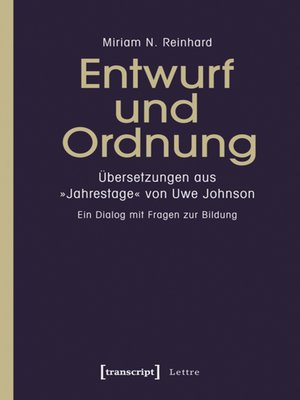 cover image of Entwurf und Ordnung